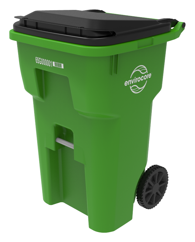 Photo of a 65 Gallon EnviroCore Roll-Out Cart