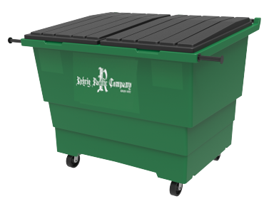Photo of a 3 Yard Rear-Load Commercial Container
