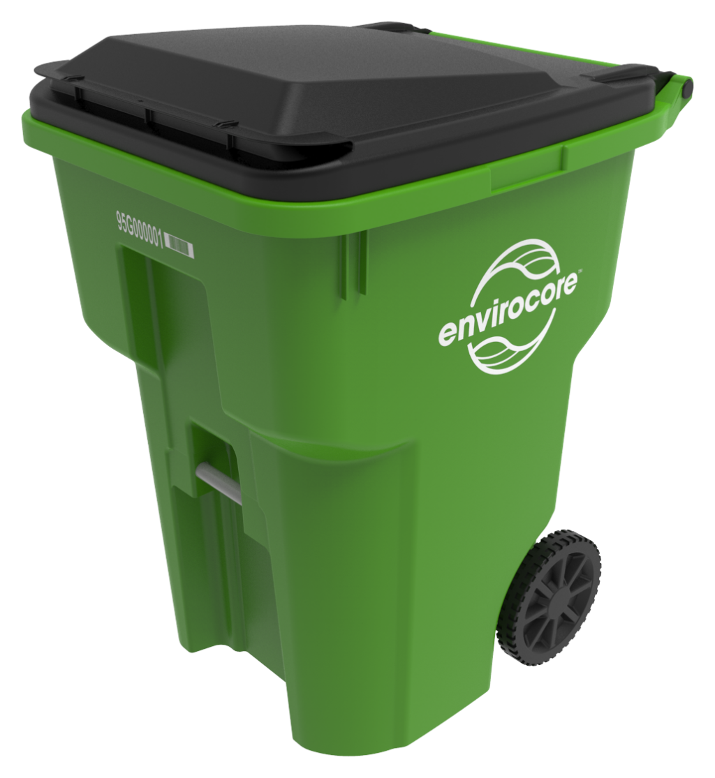 Photo of a 95 Gallon Envirocore Roll-Out Cart