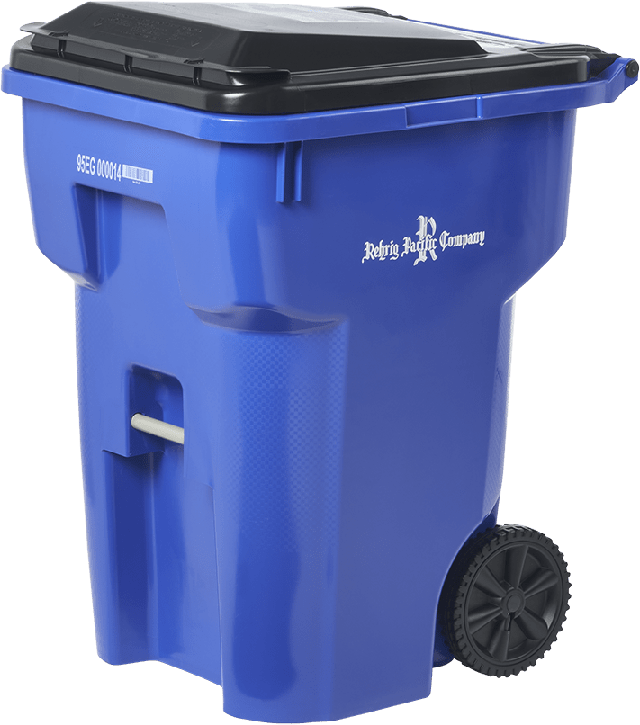 Photo of a 95 Gallon EnviroGuard Roll-Out Cart