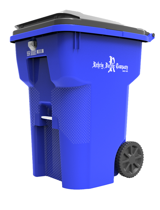Photo of a 95 Gallon EnviroGuard Roll-Out Cart with Gravity Lock