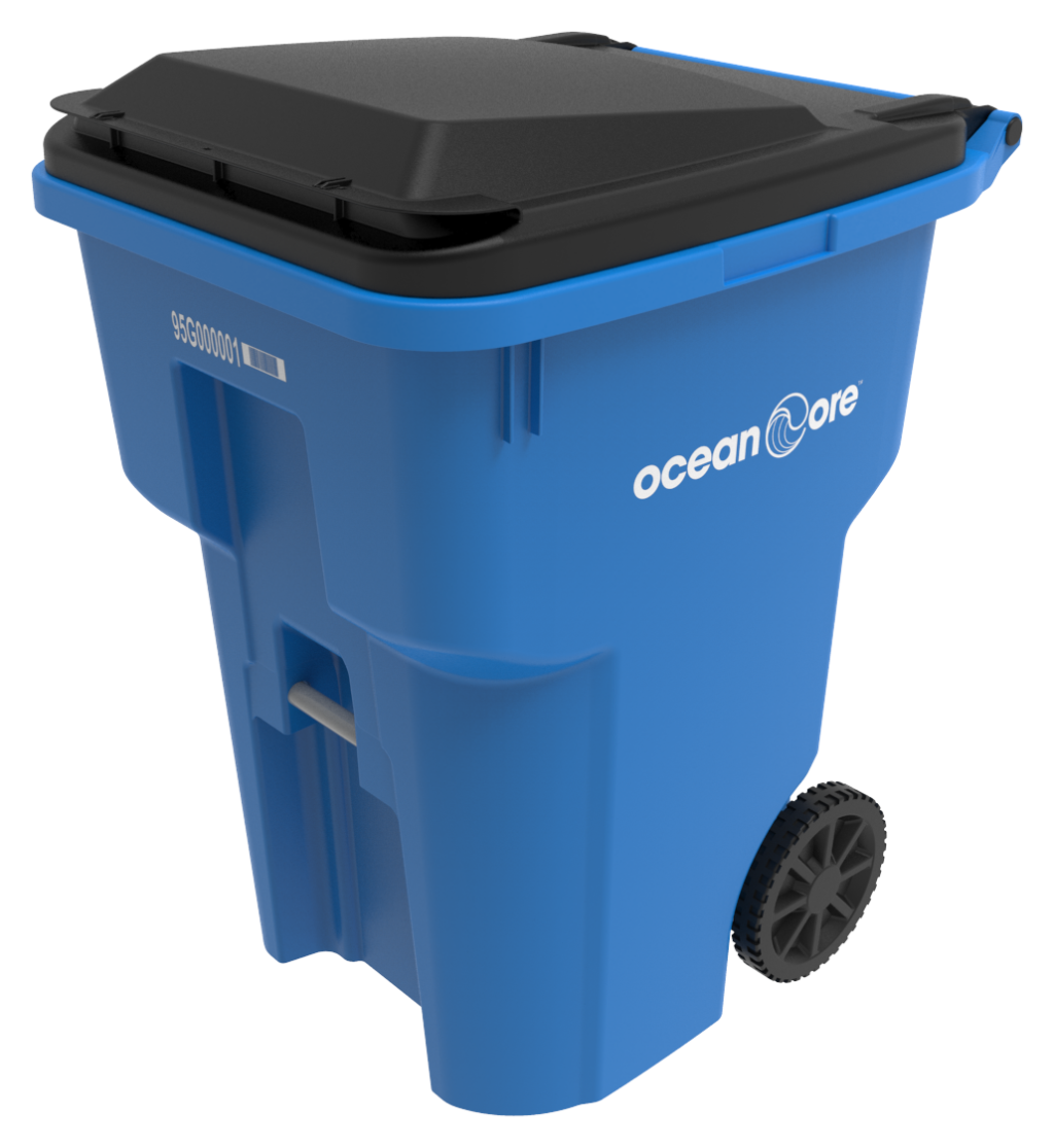 Photo of a 95 Gallon Oceancore Roll-Out Cart