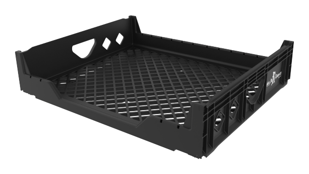 Photo of a 27.7 x 23 x 6 HBB Merchandising Bread Tray