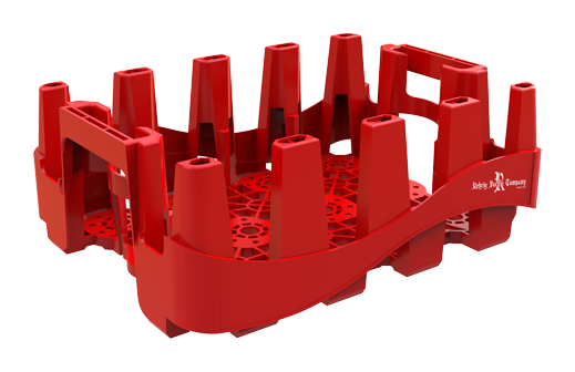 Photo of a 1L 12 Pack Wave Merchandiser