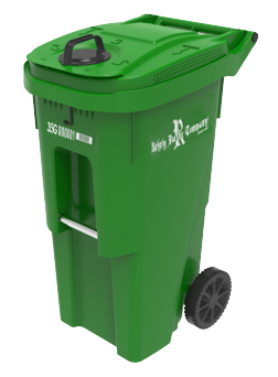 Photo of a 35 Gallon EnviroGuard Roll-Out Cart with Lid Lock